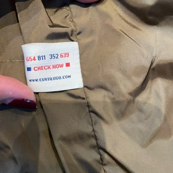 Authentic Moncler tan windbreaker jacket - Picture 9 of 11